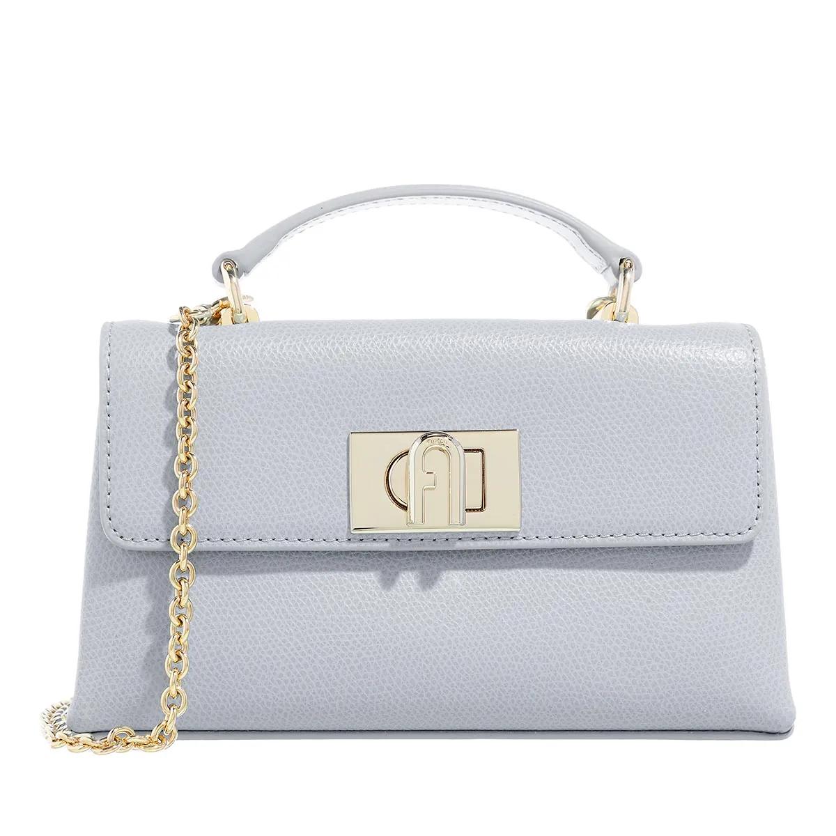 Furla Schultertasche - Furla 1927 Mini Crossbody Top - Gr. unisize - in Blau - für Damen von Furla