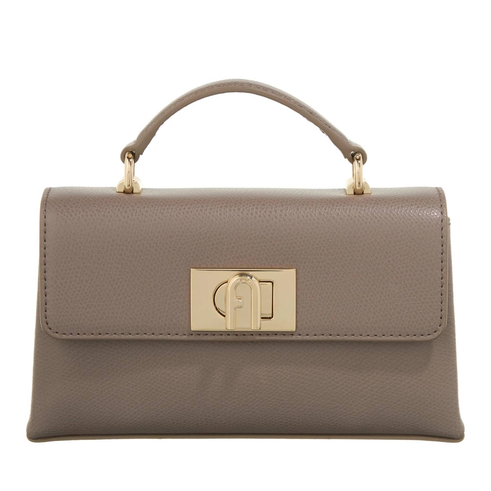 Furla Schultertasche - Furla 1927 Mini Crossbody Top - Gr. unisize - in Taupe - für Damen von Furla