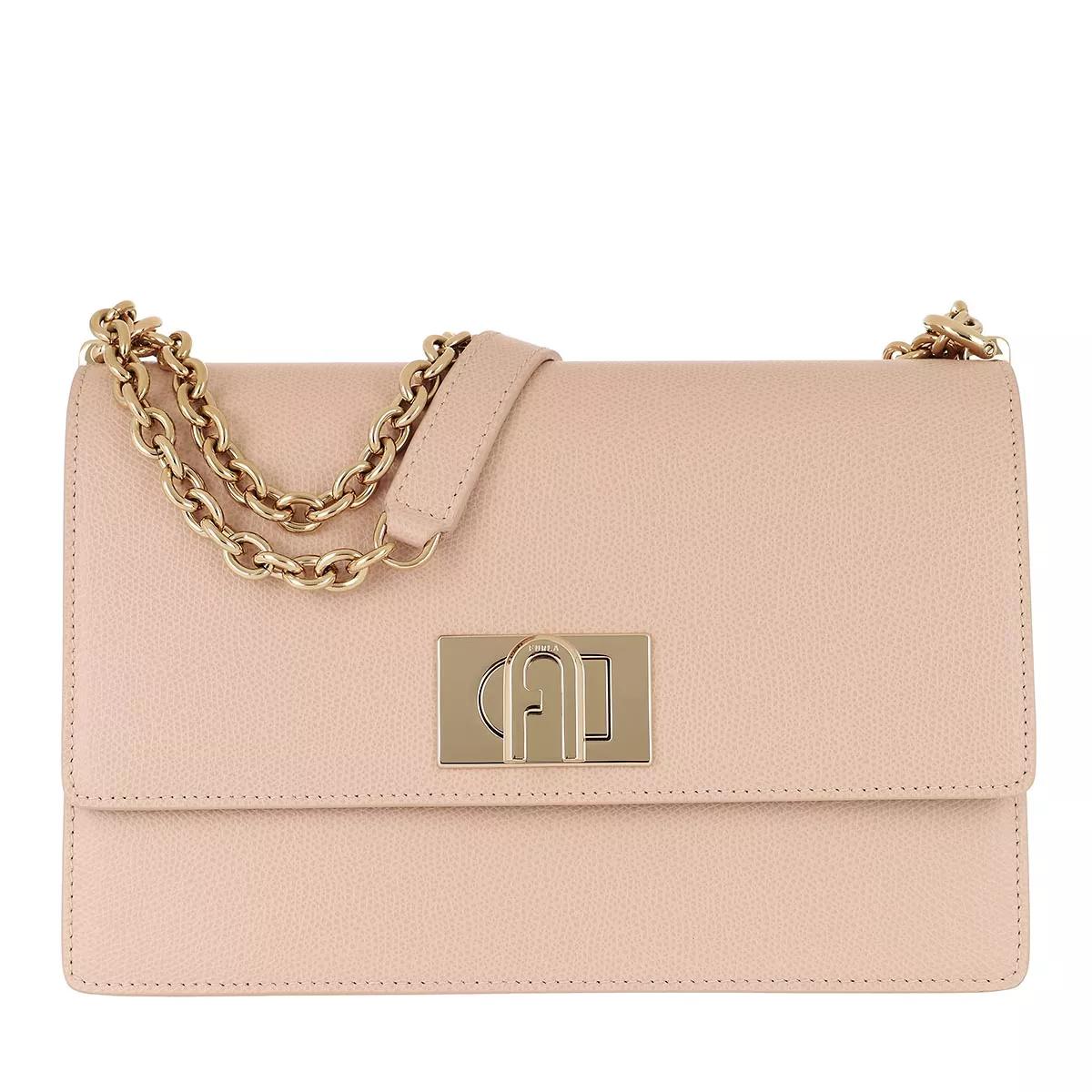 Furla Schultertasche - Furla 1927 S Crossbody 24 Ares - Gr. unisize - in Beige - für Damen von Furla