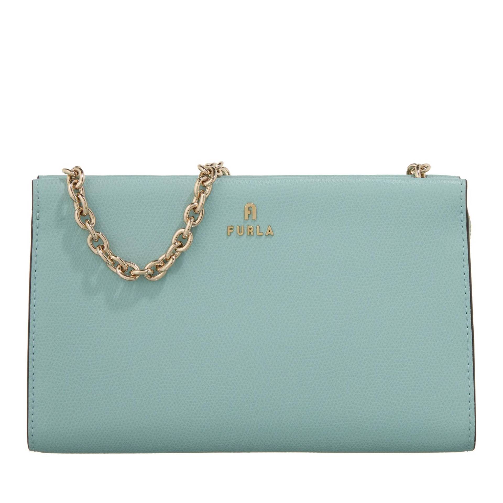 Furla Schultertasche - Furla Camelia Mini Crossbody - Gr. unisize - in Blau - für Damen von Furla