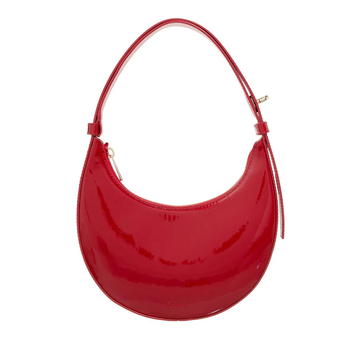 Furla Schultertasche - Furla Delizia Mini Shoulder Bag - Gr. unisize - in Rot - für Damen von Furla