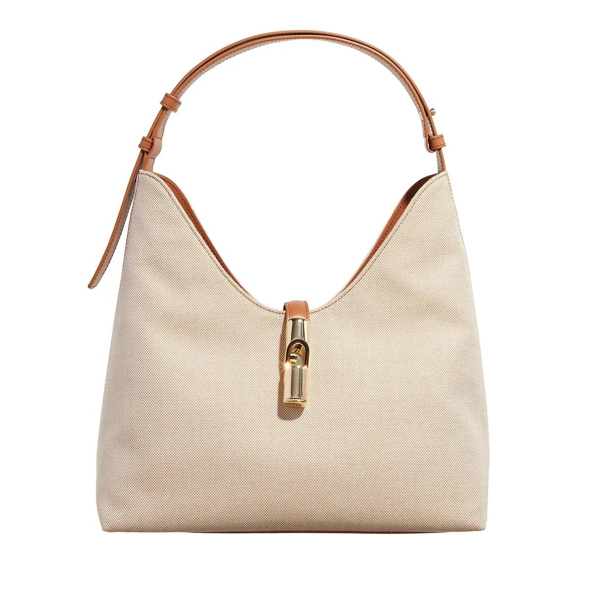 Furla Schultertasche - Furla Goccia M Hobo - Gr. unisize - in Beige - für Damen Furla Schultertasche - Furla Goccia M Hobo - Gr. unisize - in Beige - für Damen von Furla
