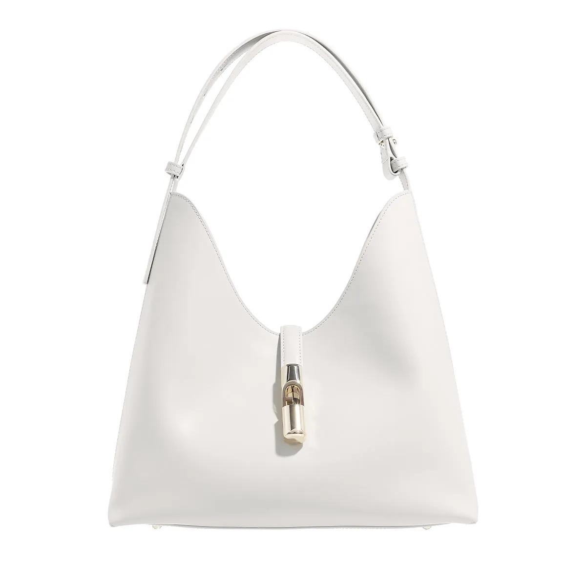 Furla Schultertasche - Furla Goccia M Hobo - Gr. unisize - in Beige - für Damen von Furla