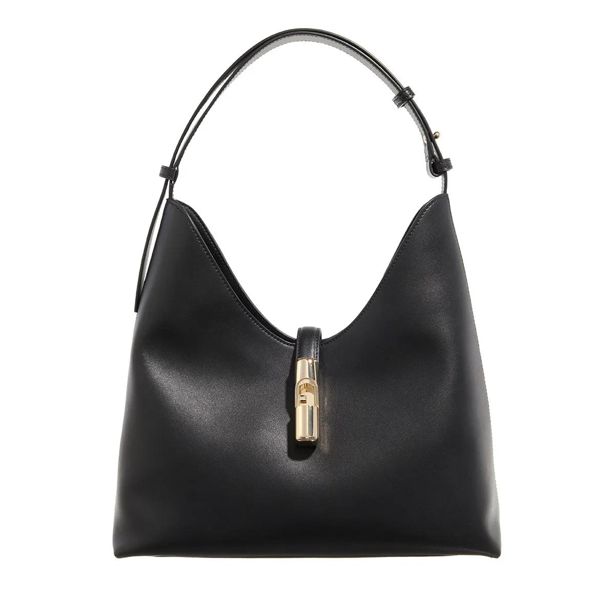 Furla Schultertasche - Furla Goccia M Hobo - Gr. unisize - in Schwarz - für Damen von Furla