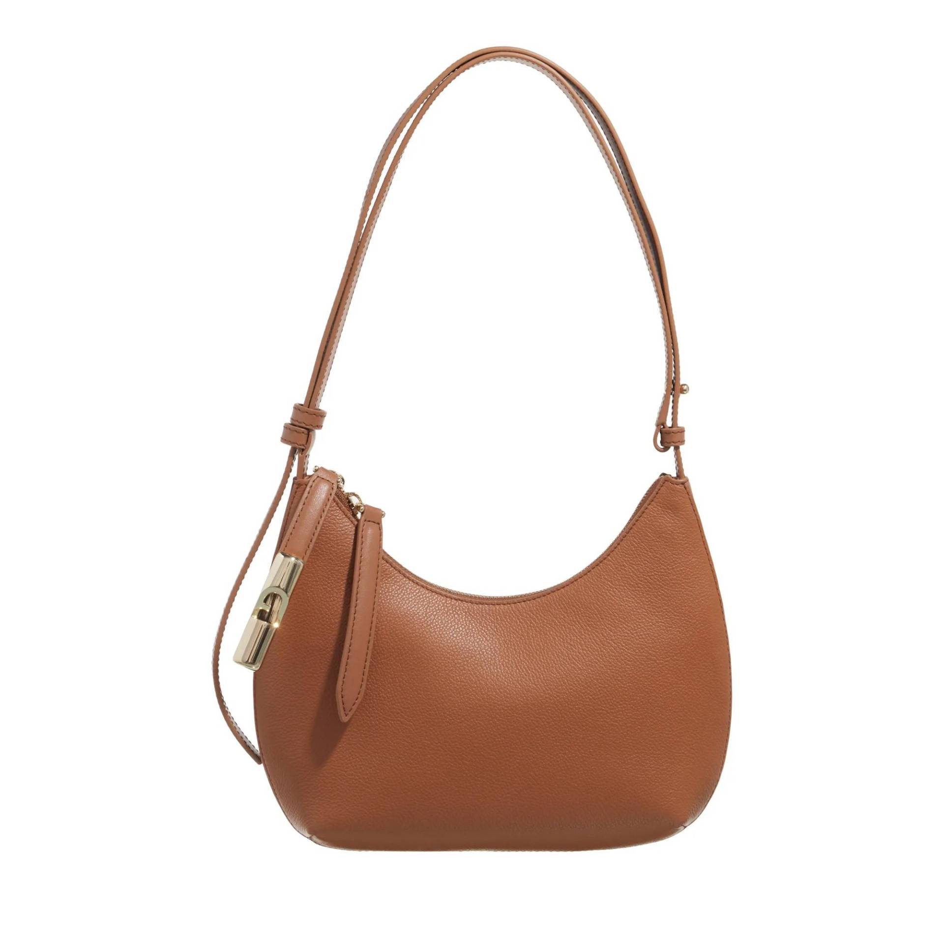 Furla Schultertasche - Furla Goccia S Shoulder Bag - Gr. unisize - in Braun - für Damen von Furla