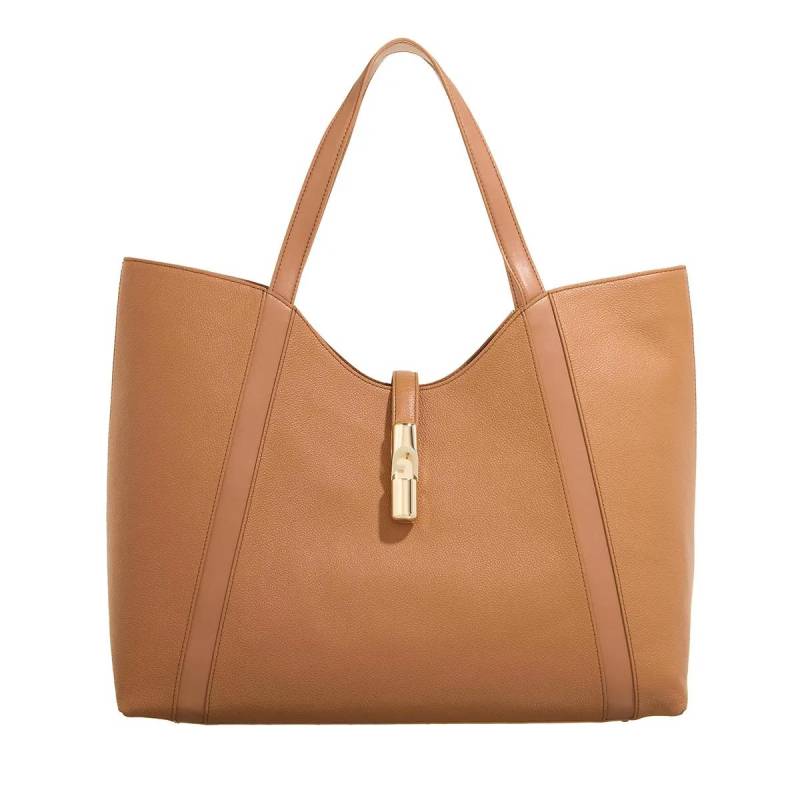 Furla Schultertasche - Furla Goccia Xl Hobo - Gr. unisize - in Cognacbraun - für Damen von Furla