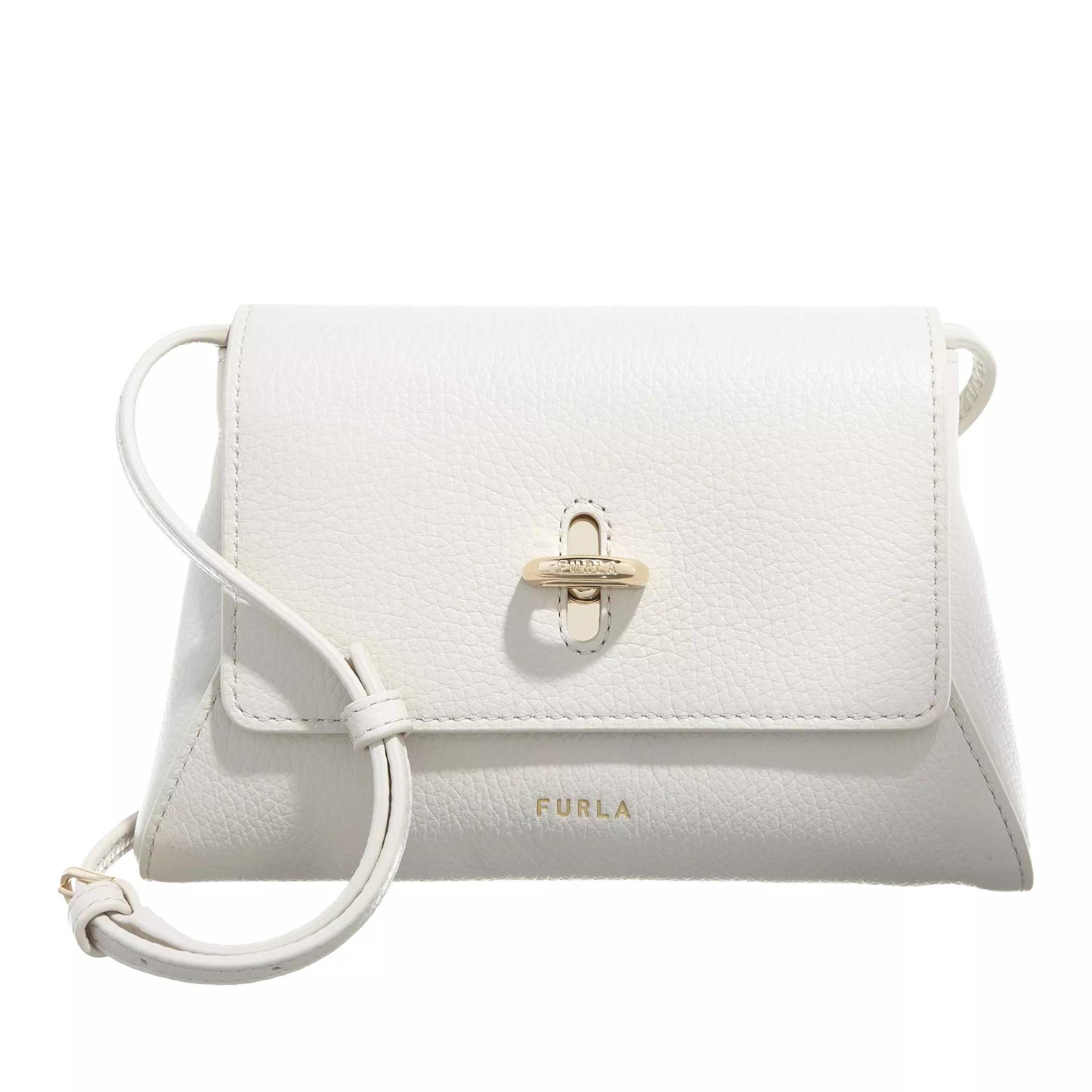 Furla Schultertasche - Furla Net Mini Crossbody - Gr. unisize - in Creme - für Damen von Furla