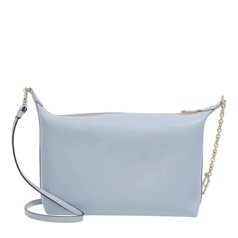 Furla Schultertasche - Furla Nuvola Mini Crossbody Hobo - Gr. unisize - in Blau - für Damen von Furla