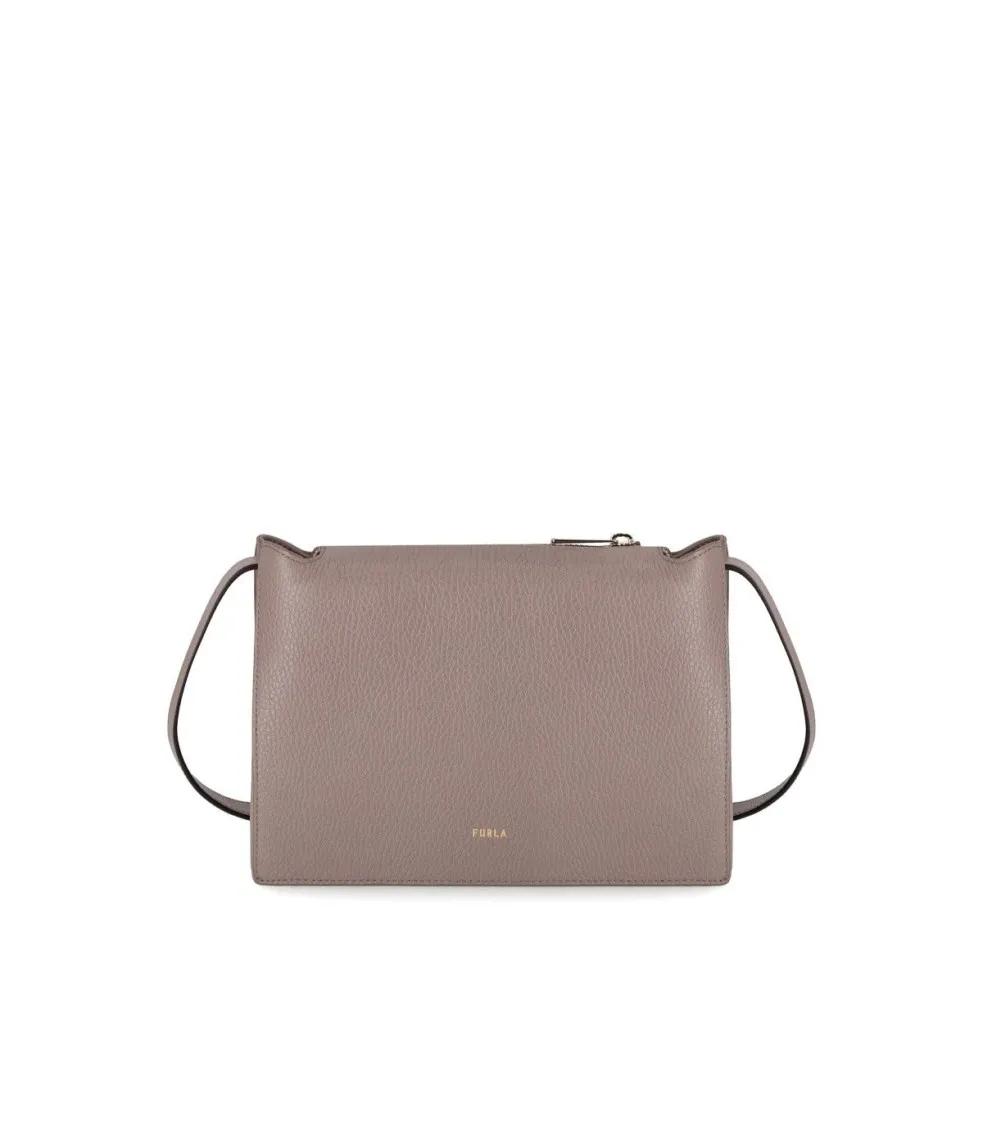 Furla Schultertasche - Furla Nuvola S Crossbody - Gr. unisize - in Grau - für Damen von Furla