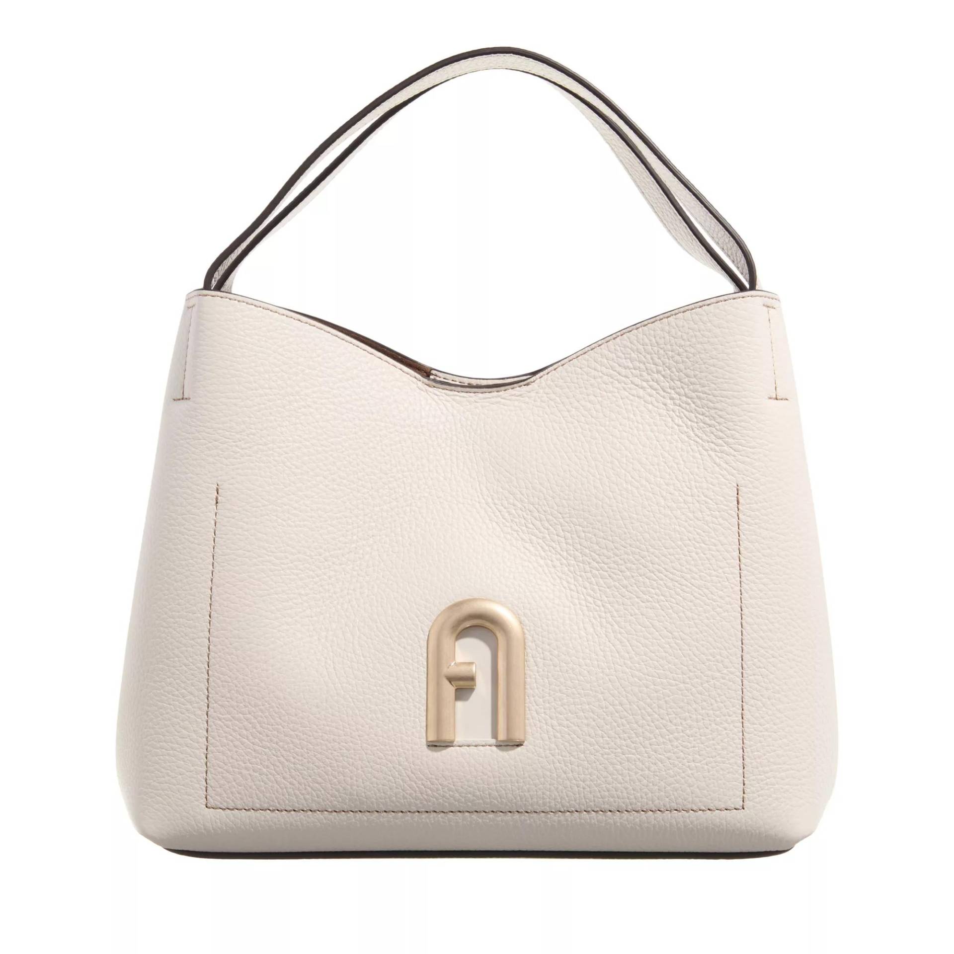 Furla Schultertasche - Furla Primula S Hobo - Gr. unisize - in Creme - für Damen von Furla