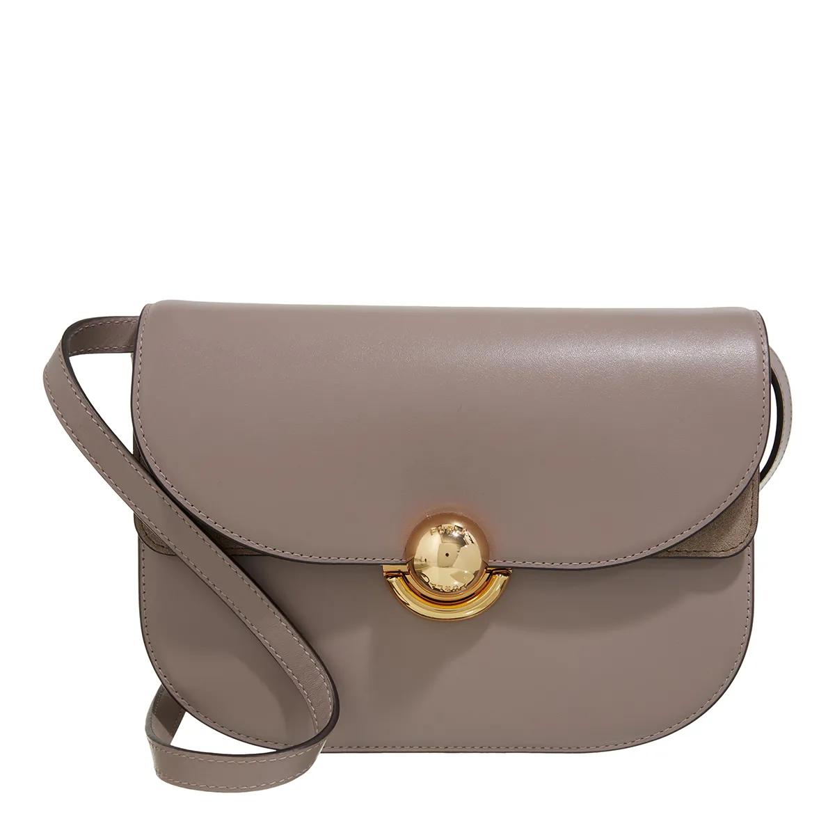 Furla Schultertasche - Furla Sfera S Crossbody Round - Gr. unisize - in Taupe - für Damen von Furla