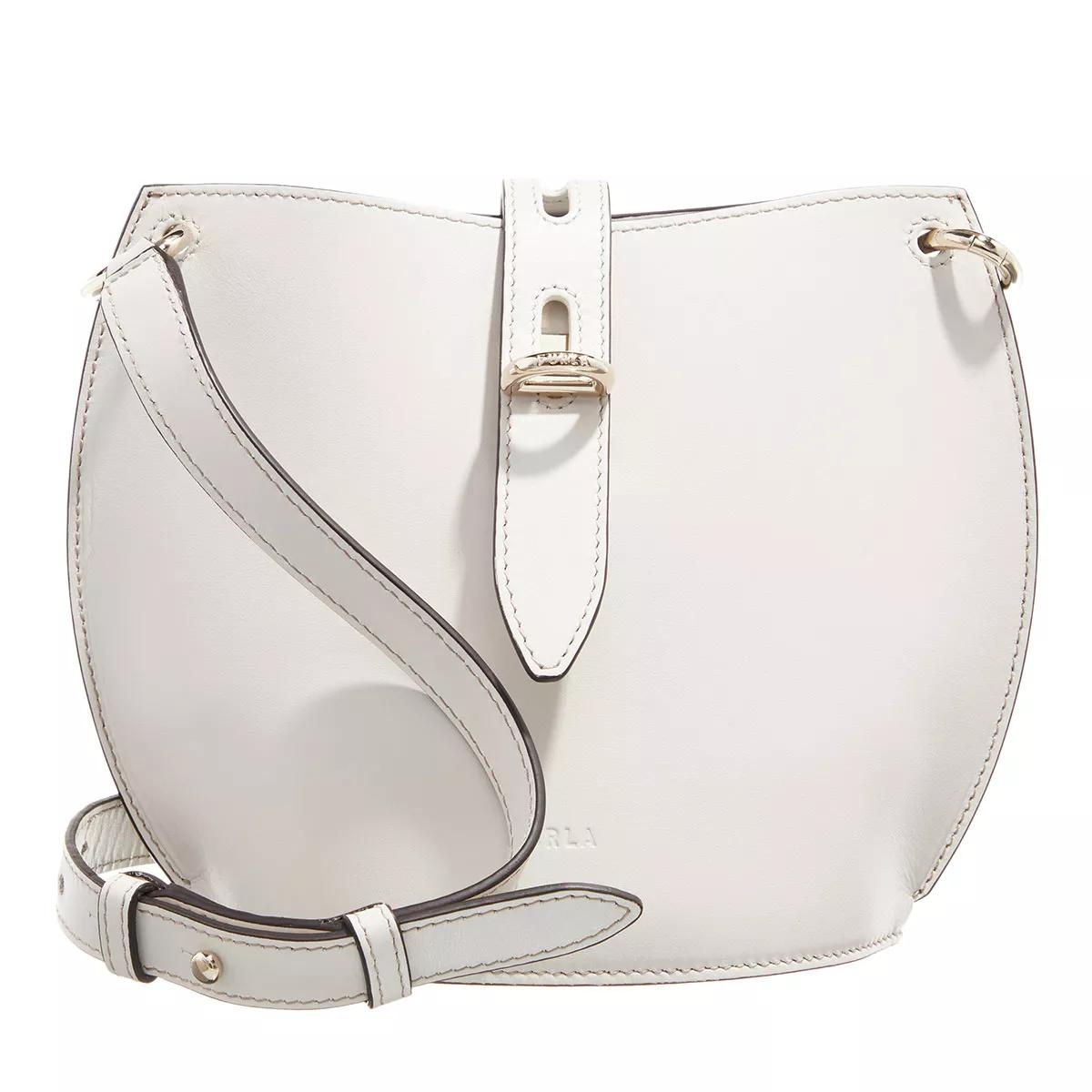 Furla Schultertasche - Unica Furla Mini Crossbody - Gr. unisize - in Creme - für Damen von Furla