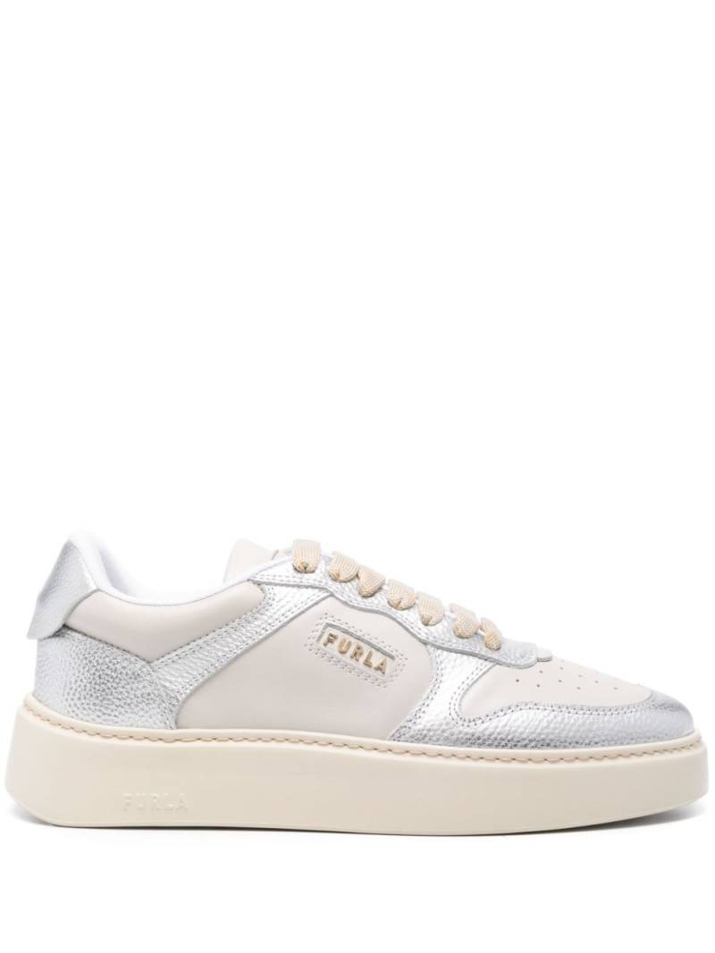 Furla Sport leather sneakers - Silver von Furla