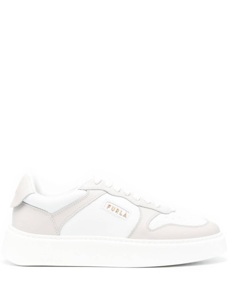 Furla Sport logo-lettering sneakers - White von Furla