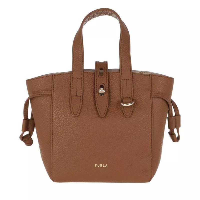 Furla Henkeltasche - Furla Net Mini Tote - Gr. unisize - in Cognacbraun - für Damen von Furla