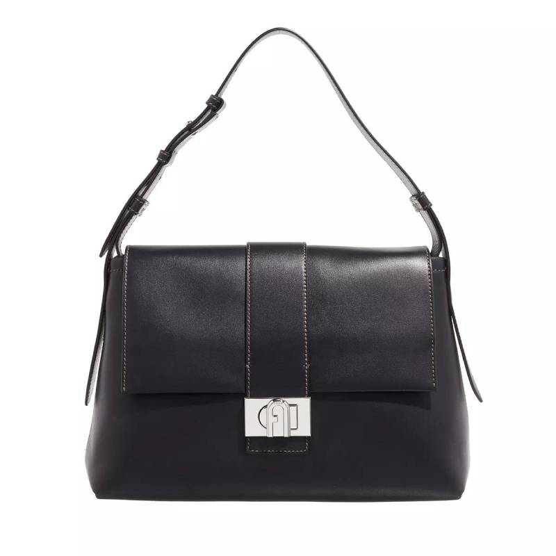 Furla Schultertasche - FURLA CHARLOTTE M SHOULDER BAG - Gr. unisize - in Schwarz - für Damen von Furla