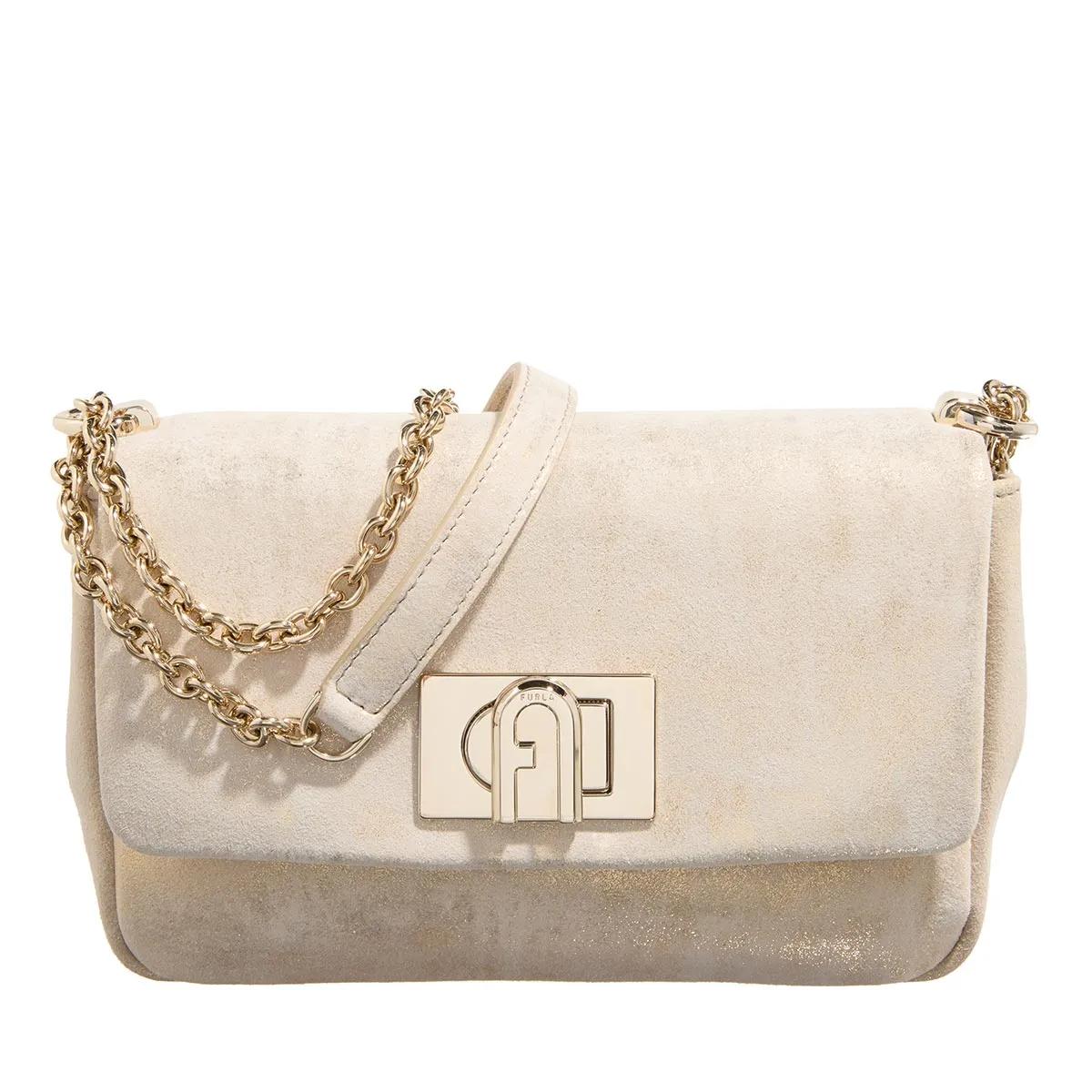 Furla Schultertasche - Furla 1927 Mini Crossbody 20 - Gr. unisize - in Beige - für Damen von Furla