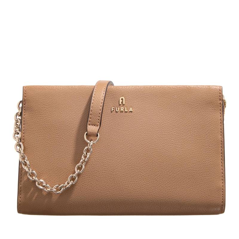 Furla Schultertasche - Furla Camelia Mini Crossbody - Gr. unisize - in Beige - für Damen von Furla