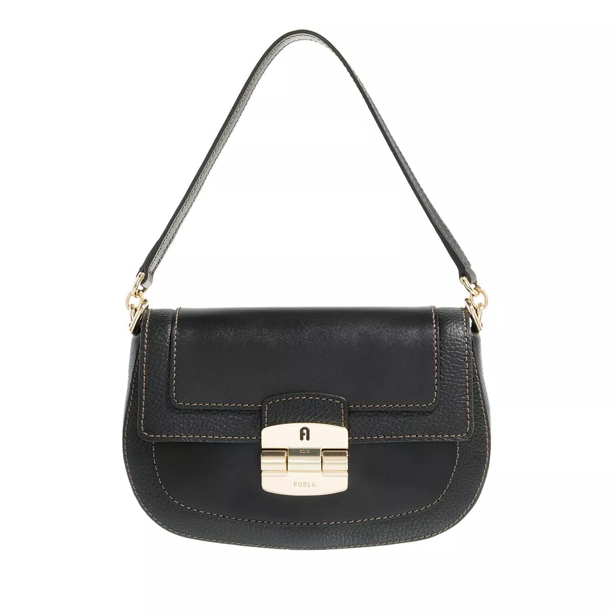 Furla Schultertasche - Furla Club 2 S Crossbody 26 - Gr. unisize - in Schwarz - für Damen von Furla