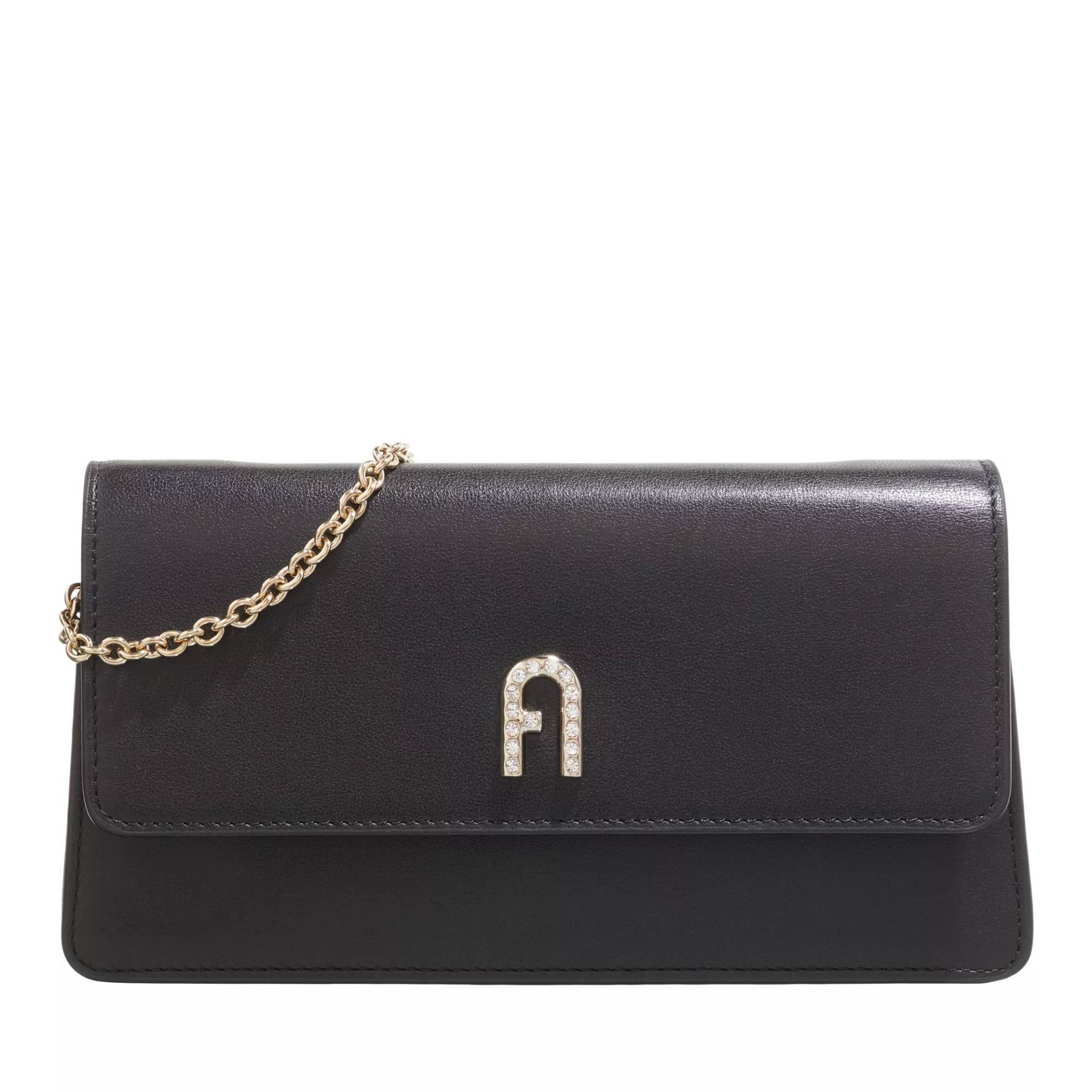 Furla Umhängetasche - Furla Diamante Mini Crossbody - Gr. unisize - in Schwarz - für Damen von Furla