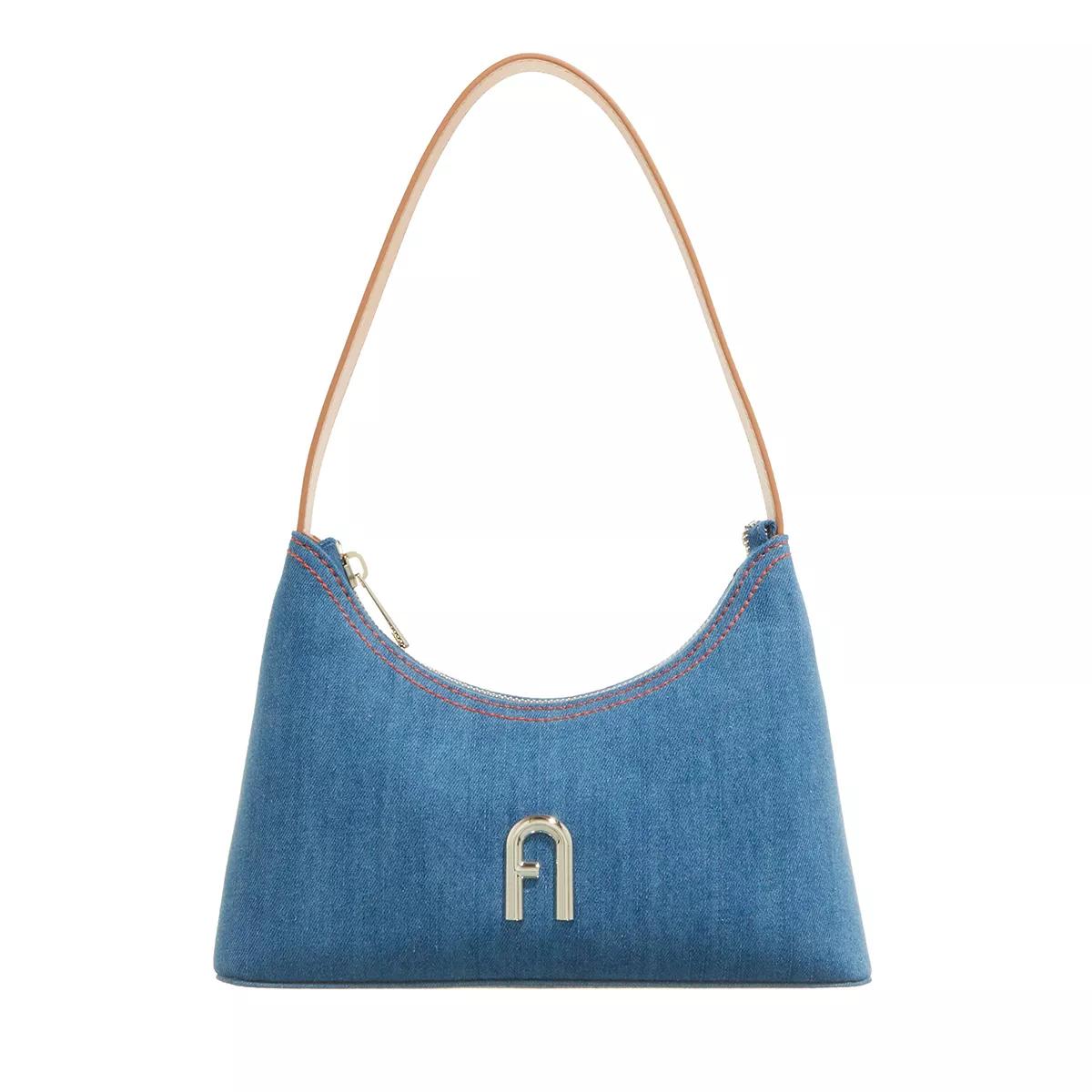 Furla Schultertasche - Furla Diamante Mini Shoulder Bag - Gr. unisize - in Blau - für Damen von Furla