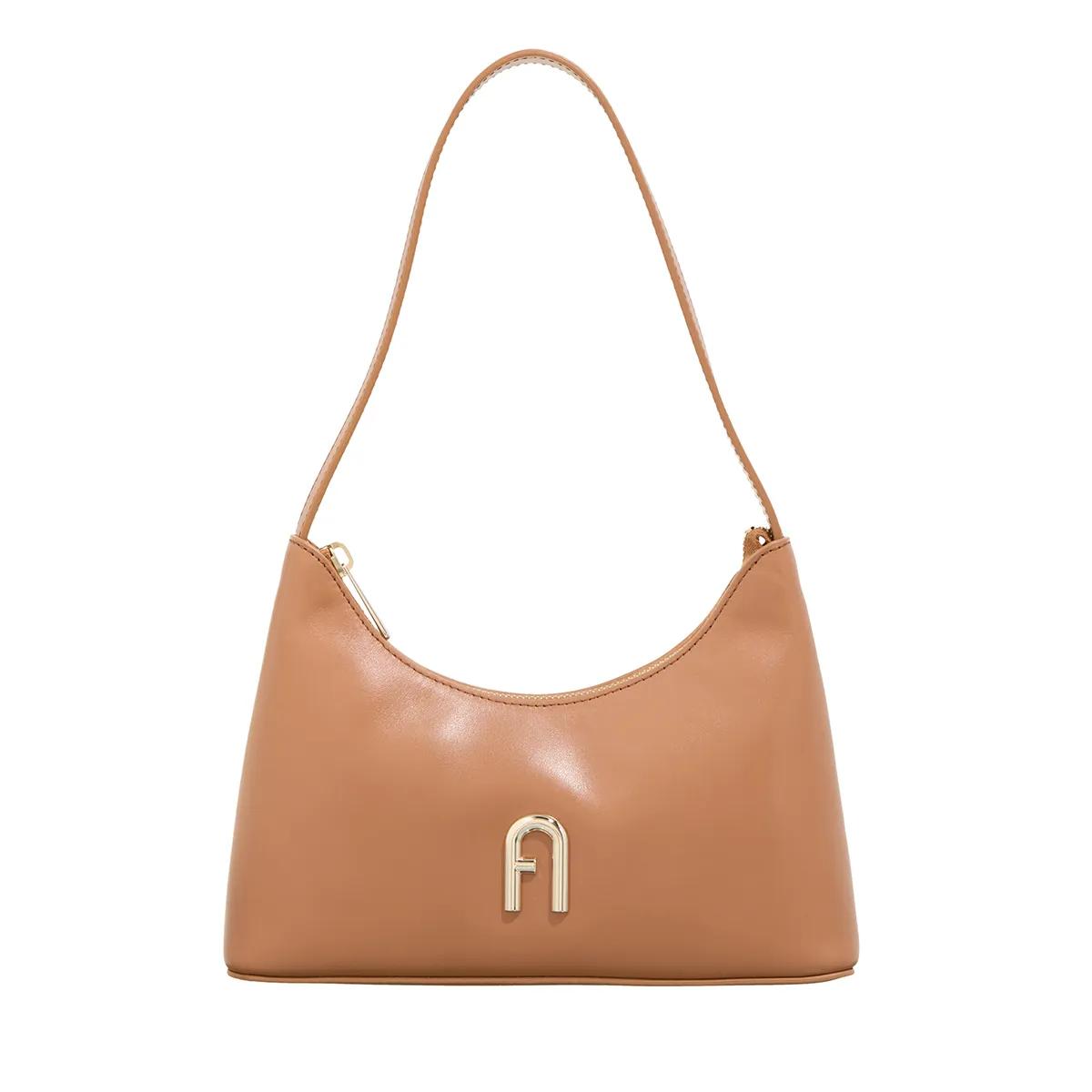 Furla Umhängetasche - Furla Diamante Mini Shoulder Bag - Gr. unisize - in Braun - für Damen von Furla