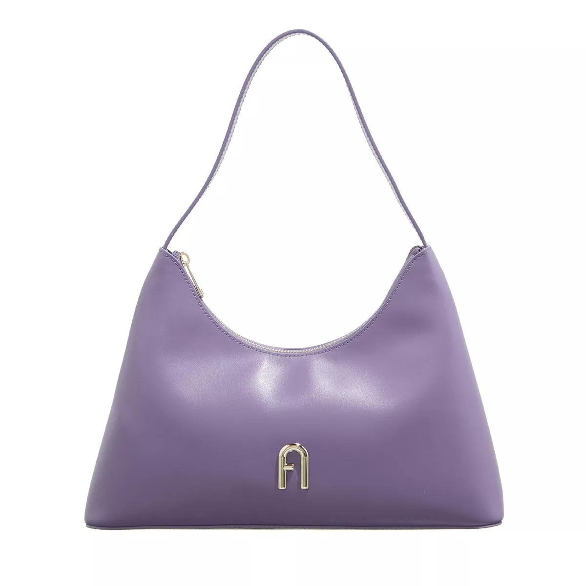 Furla Umhängetasche - Furla Diamante S Shoulder Bag - Vitello Roma - Gr. unisize - in Violett - für Damen von Furla