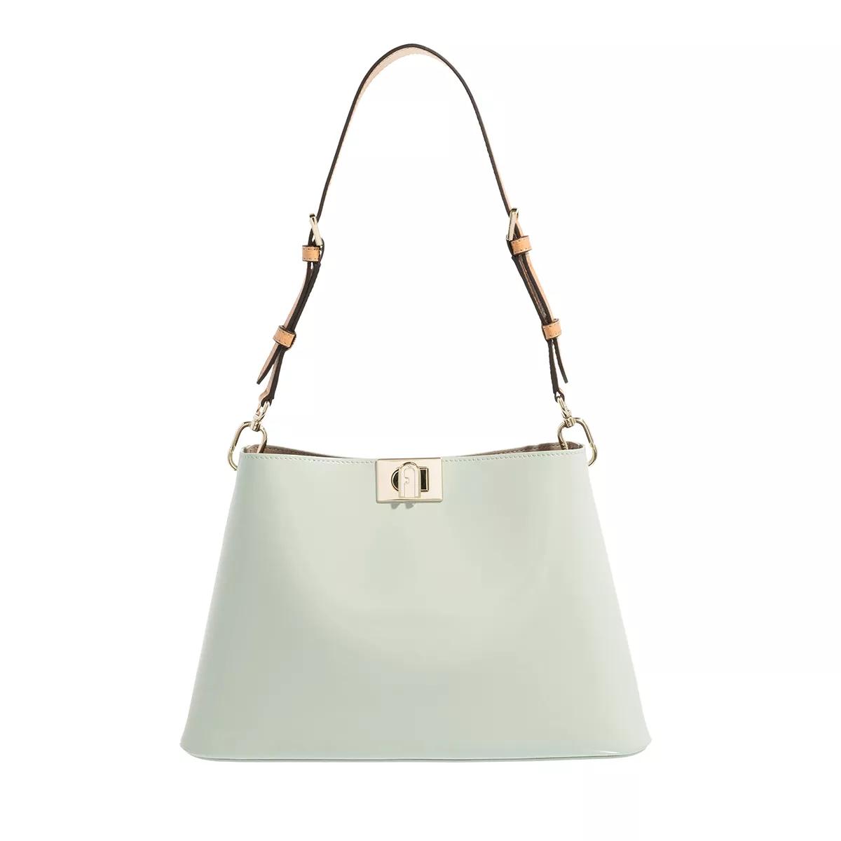 Furla Umhängetasche - Furla Fleur M Shoulder Bag - Gr. unisize - in Grün - für Damen von Furla