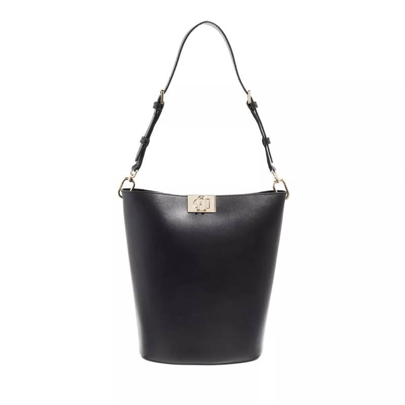 Furla Umhängetasche - Furla Fleur Mini Bucket Bag - Gr. unisize - in Schwarz - für Damen von Furla