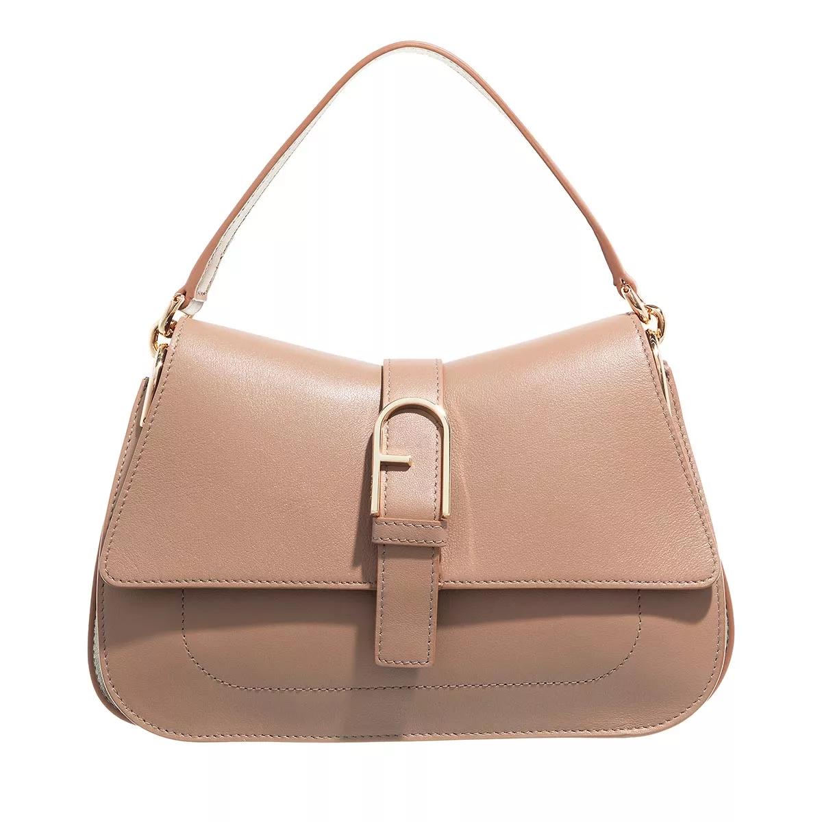 Furla Schultertasche - Furla Flow M Top Handle - Gr. unisize - in Taupe - für Damen von Furla