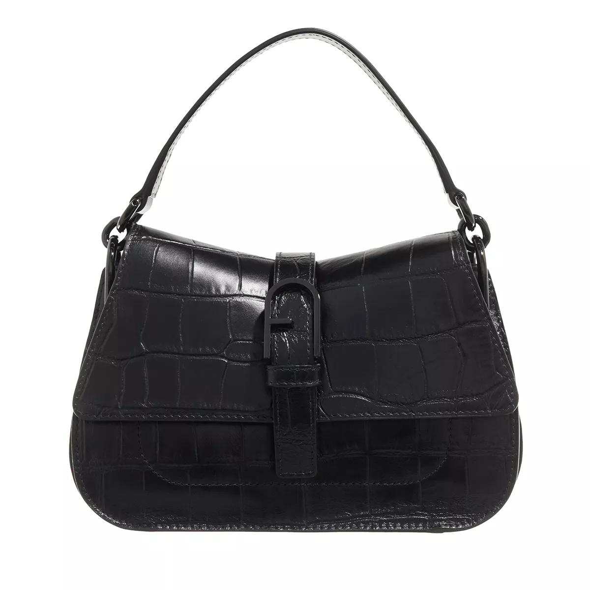 Furla Umhängetasche - Furla Flow Mini Top Handle - Gr. unisize - in Schwarz - für Damen von Furla