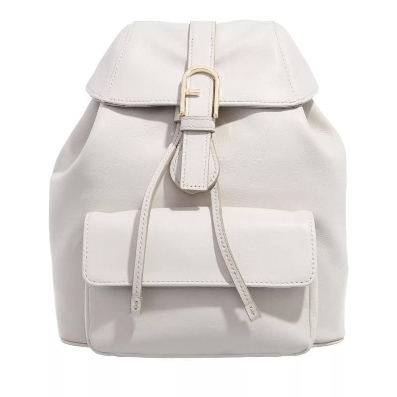 Furla Schultertasche - Furla Flow S Backpack - Gr. unisize - in Creme - für Damen von Furla