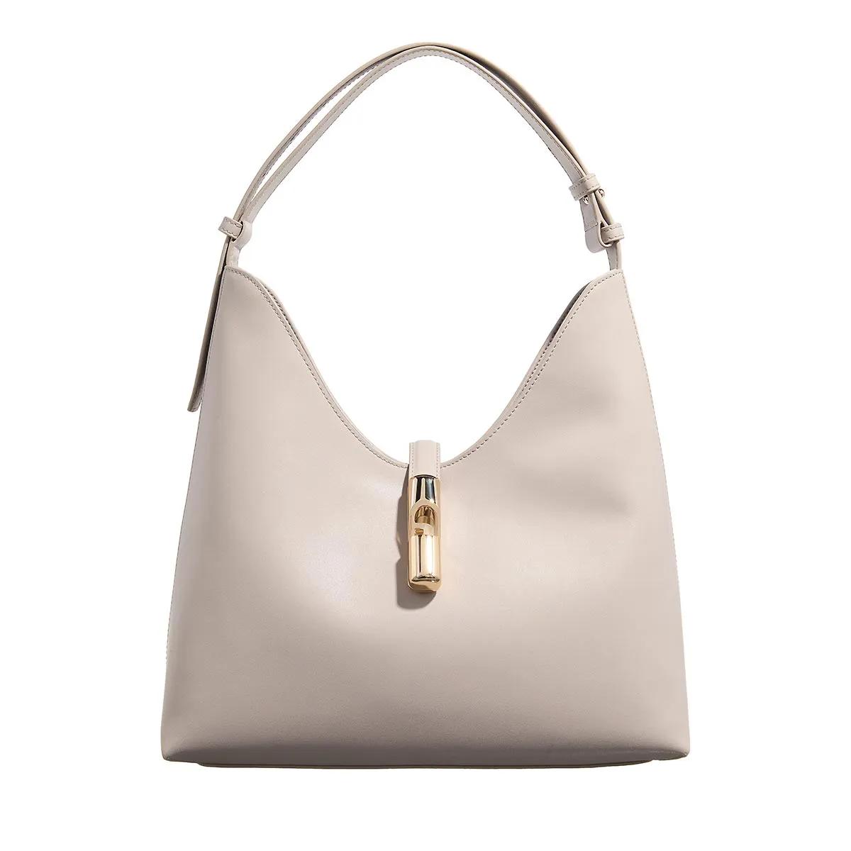 Furla Schultertasche - Furla Goccia M Hobo - Gr. unisize - in Grau - für Damen von Furla