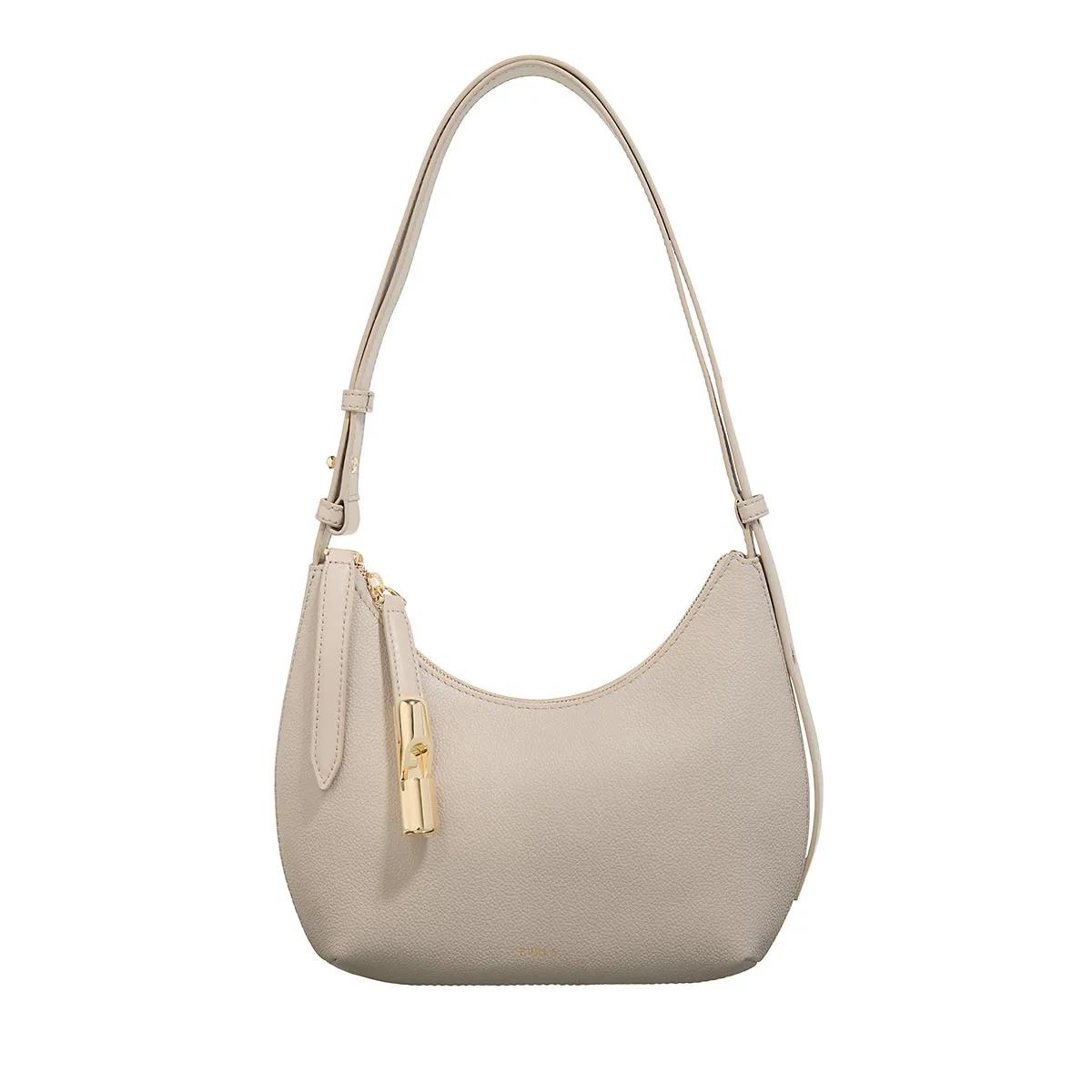 Furla Umhängetasche - Furla Goccia S Shoulder Bag - Gr. unisize - in Creme - für Damen von Furla