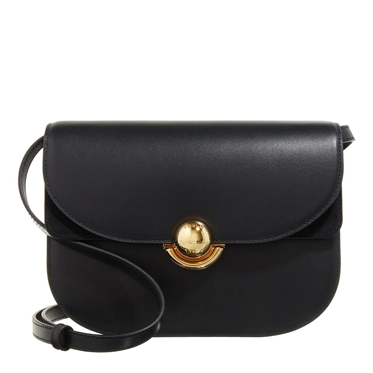 Furla Umhängetasche - Furla Sfera S Crossbody Round - Gr. unisize - in Schwarz - für Damen von Furla