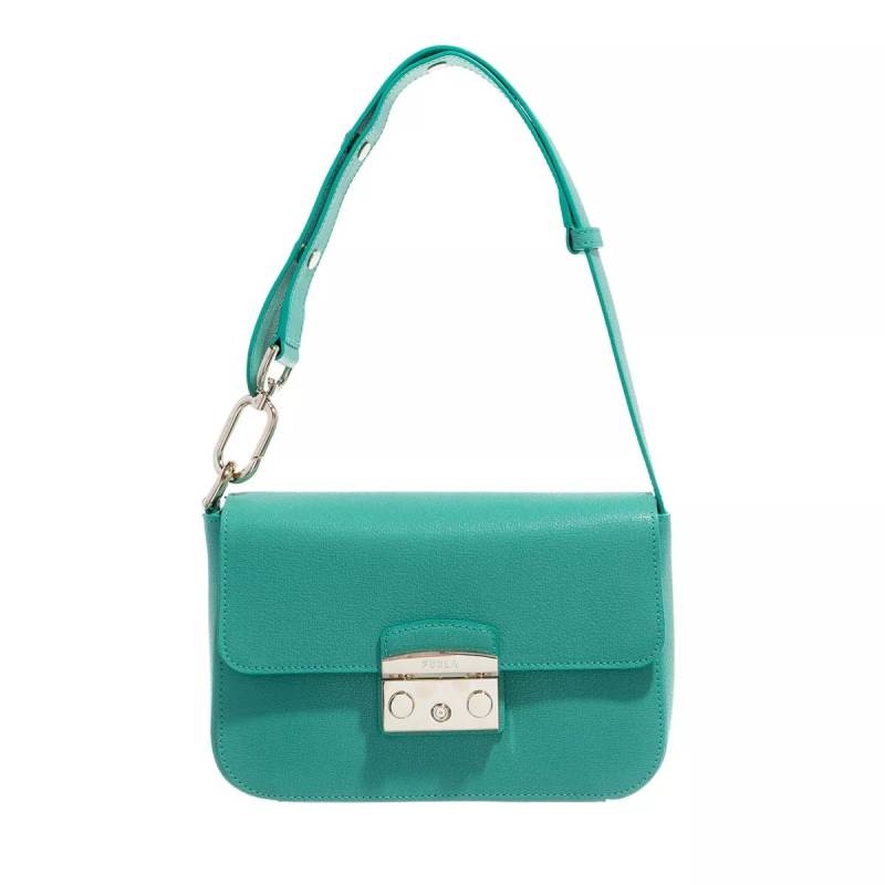 Furla Schultertasche - METROPOLIS S SHOULDER BAG - Gr. unisize - in Grün - für Damen von Furla