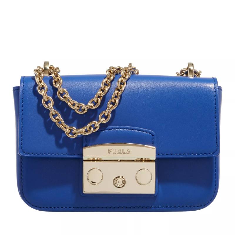 Furla Schultertasche - Metropolis Mini Crossbody - Gr. unisize - in Blau - für Damen von Furla