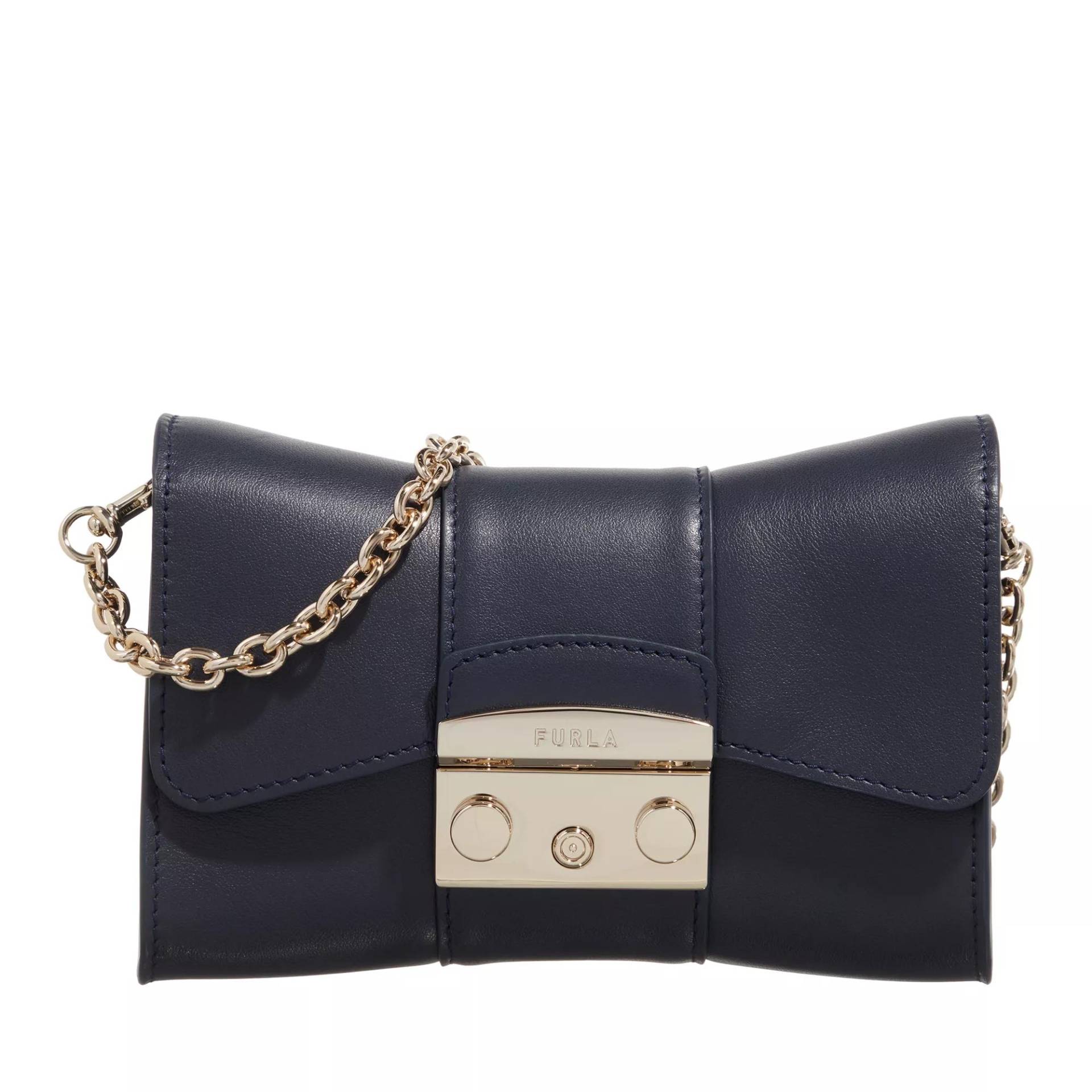 Furla Umhängetasche - Metropolis Mini Crossbody Remix - Gr. unisize - in Blau - für Damen von Furla