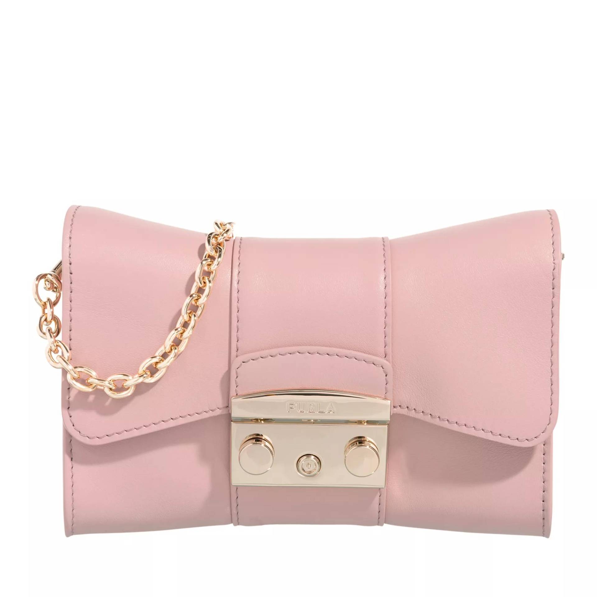 Furla Schultertasche - Metropolis Mini Crossbody Remix - Gr. unisize - in Rosa - für Damen von Furla