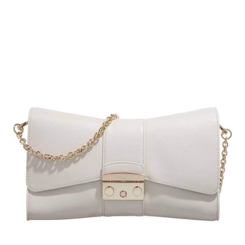 Furla Umhängetasche - Metropolis S Shoulder Bag Remix - Gr. unisize - in Creme - für Damen von Furla