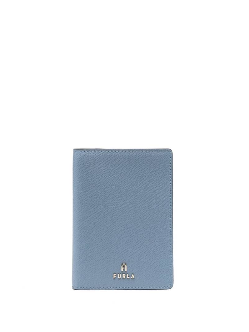 Furla bi-fold leather wallet - Blue von Furla