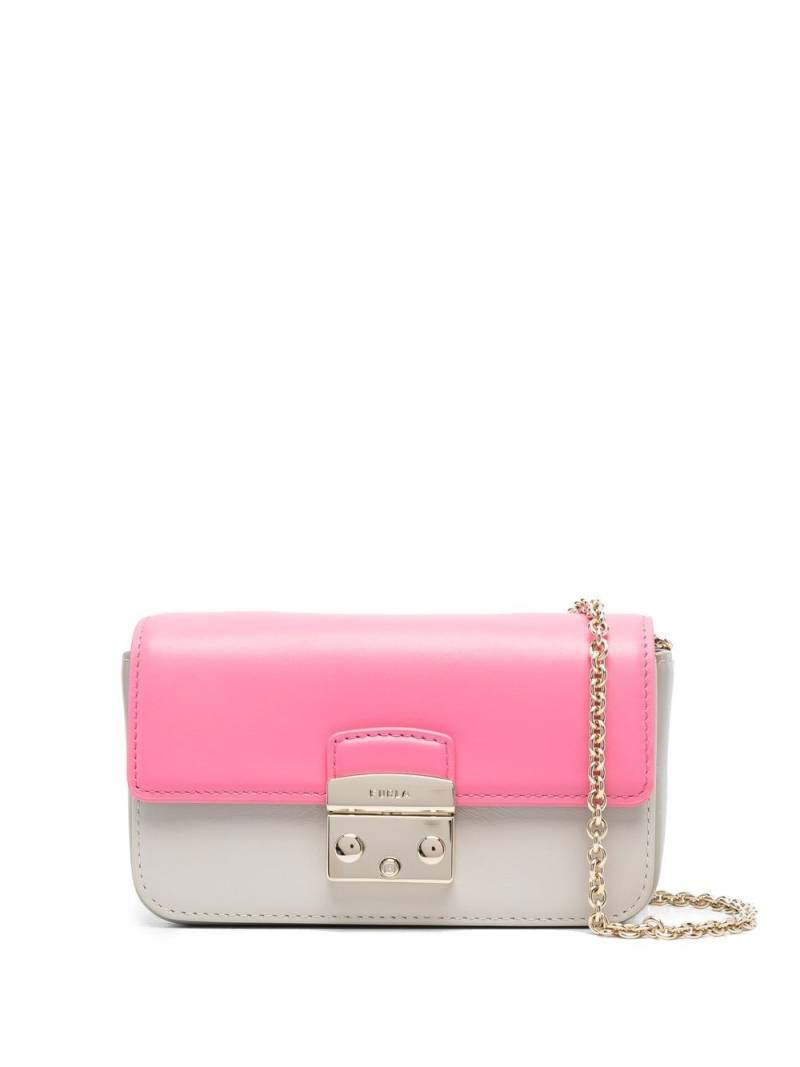 Furla fold over cross body bag - Neutrals von Furla