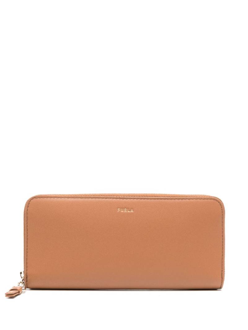 Furla large Nuvola leather wallet - Brown von Furla