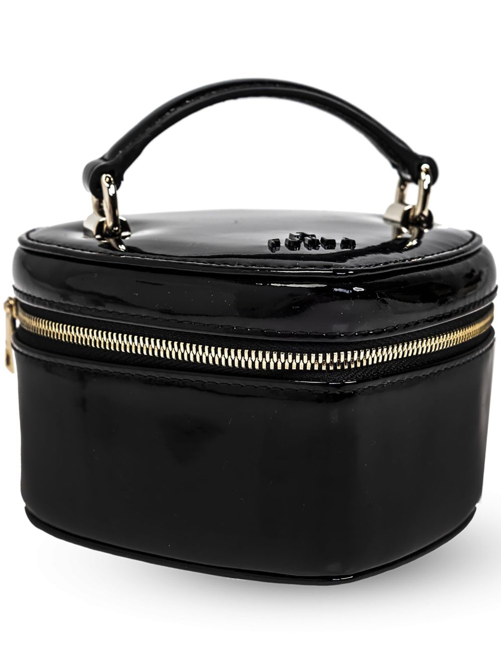 Furla leather jewellery box - Black von Furla