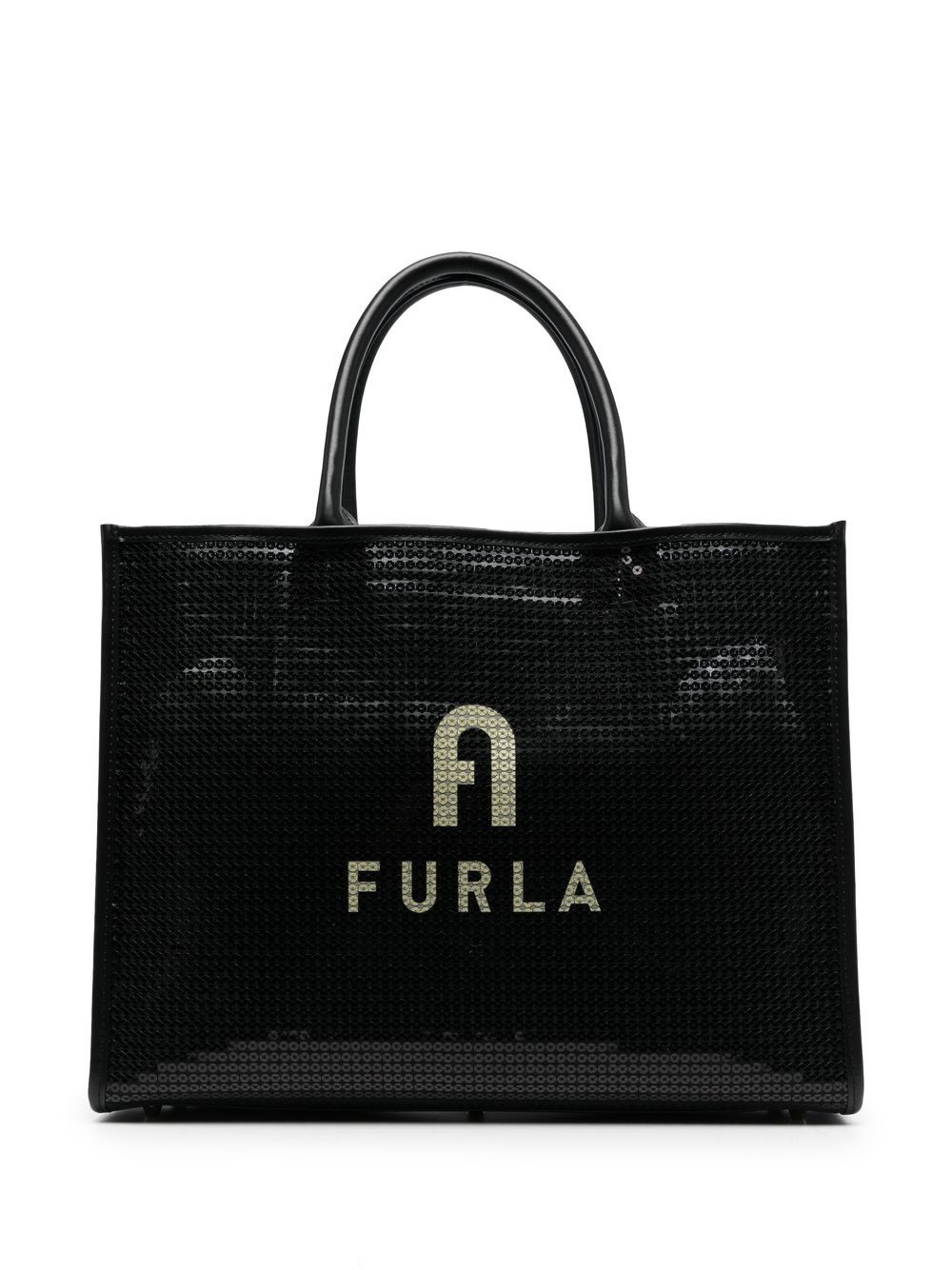 Furla leather tote bag - Black von Furla