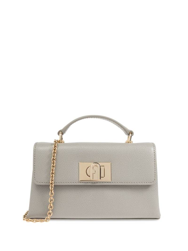 Furla logo-buckle chain-link tote bag - Neutrals von Furla