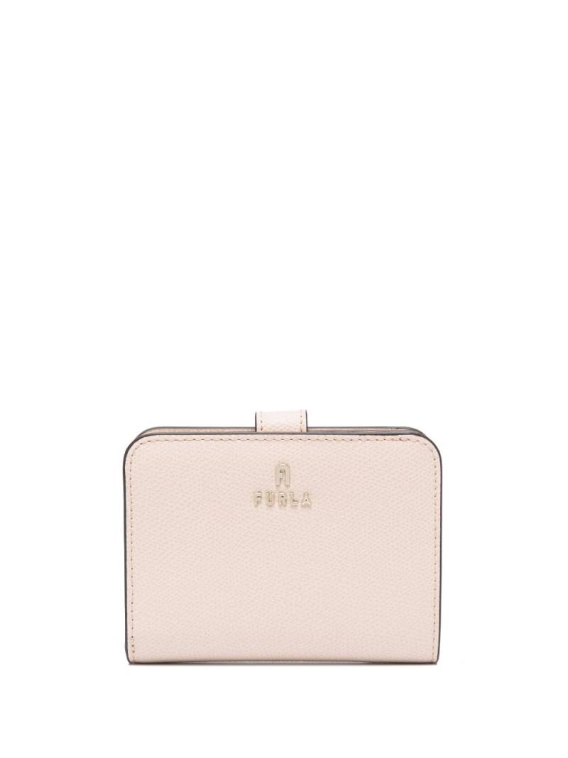 Furla logo-lettering leather wallet - Neutrals von Furla