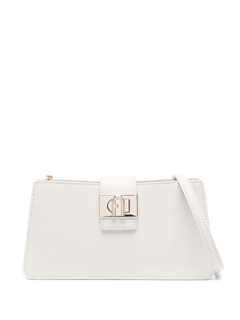 Furla logo-plaque crossbody-bag - Neutrals von Furla