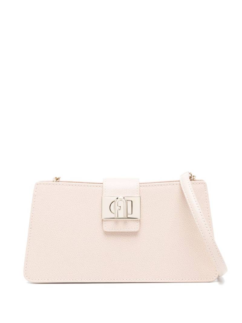 Furla logo-plaque crossbody-bag - Neutrals von Furla