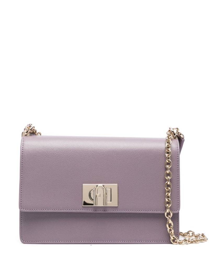 Furla medium 1927 leather shoulder bag - Purple von Furla